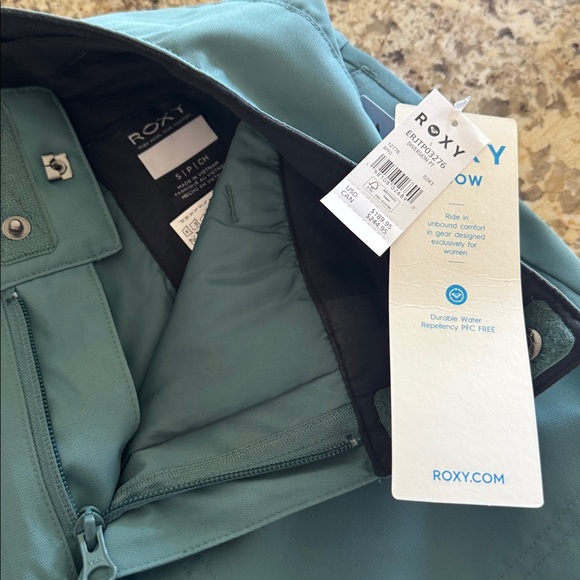 Roxy Aqua Snow Pants NWT size small 4-6 - Picture 8 of 11